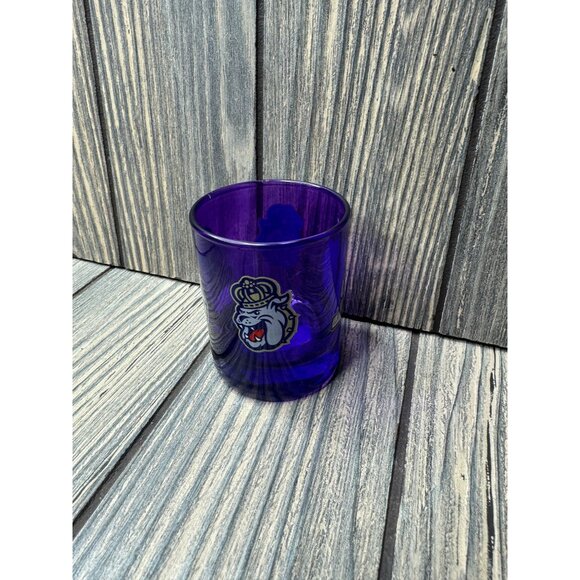 JMU Dukes Purple Shot Glass 1.5 oz - Picture 2 of 5